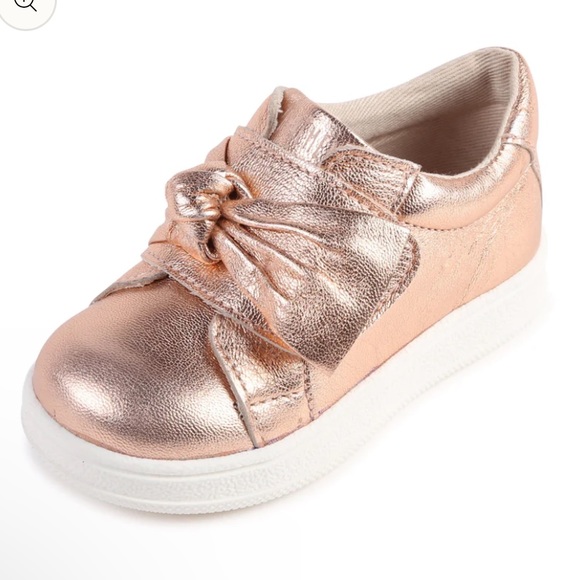 Carrement Beau Girls Copper Trainers - Picture 3 of 8